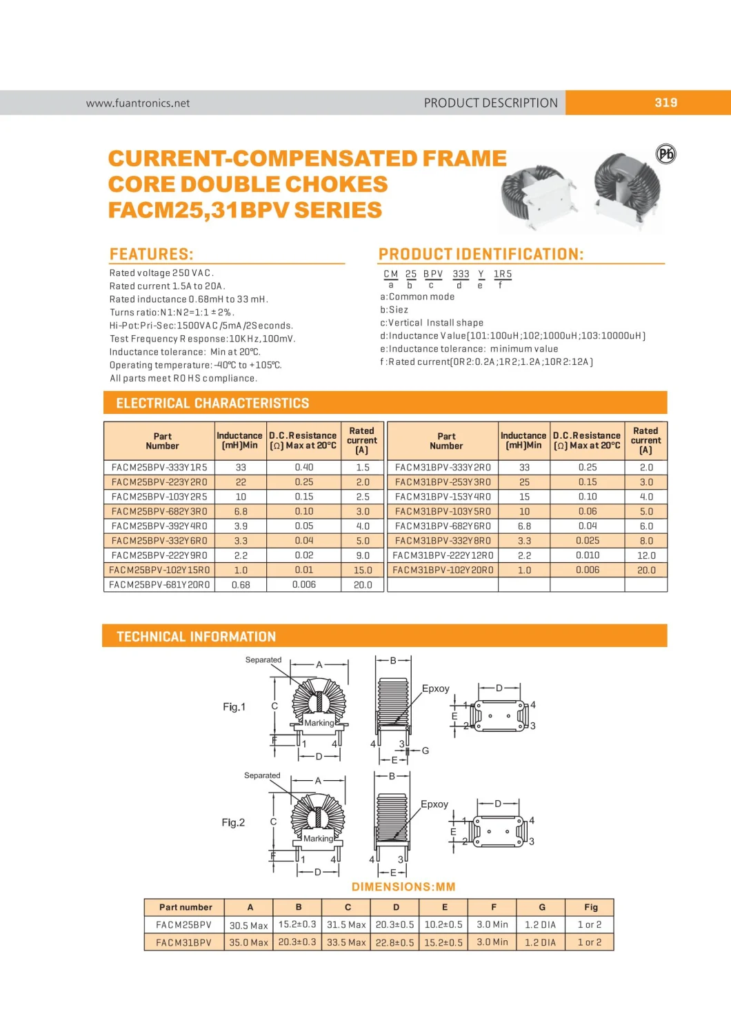 Consumer Electronics/Intelligent Meter Use Toroidal Inductor Choke Coil (common mode) with RoHS/CE