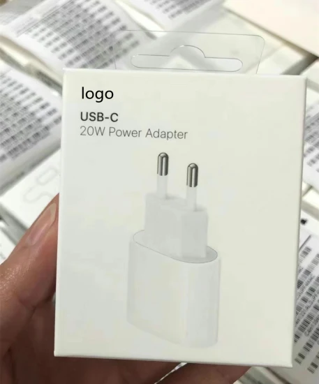 공장 가격 EU 20W 충전기 어댑터 미국 영국 iPhone PD 충전기 Apple 20W USB-C 전원 어댑터용 고속 충전 원래 로고 상자가 있는 KR의 빠른 충전기 Au